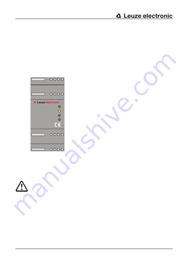 Leuze electronic TNT 35 Connecting And Operating Instructions Download Page 16