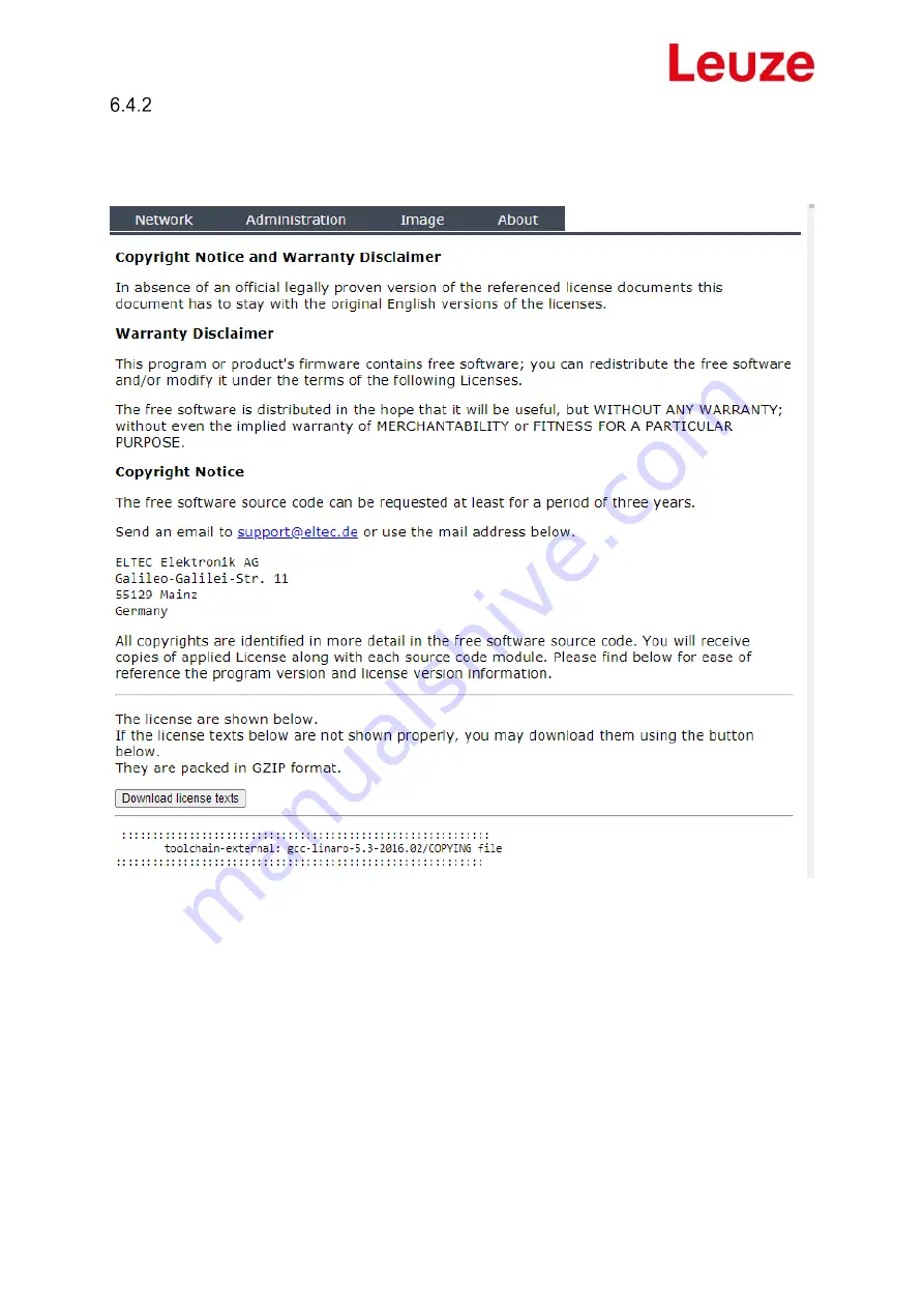 Leuze 50132136 User Manual Download Page 26