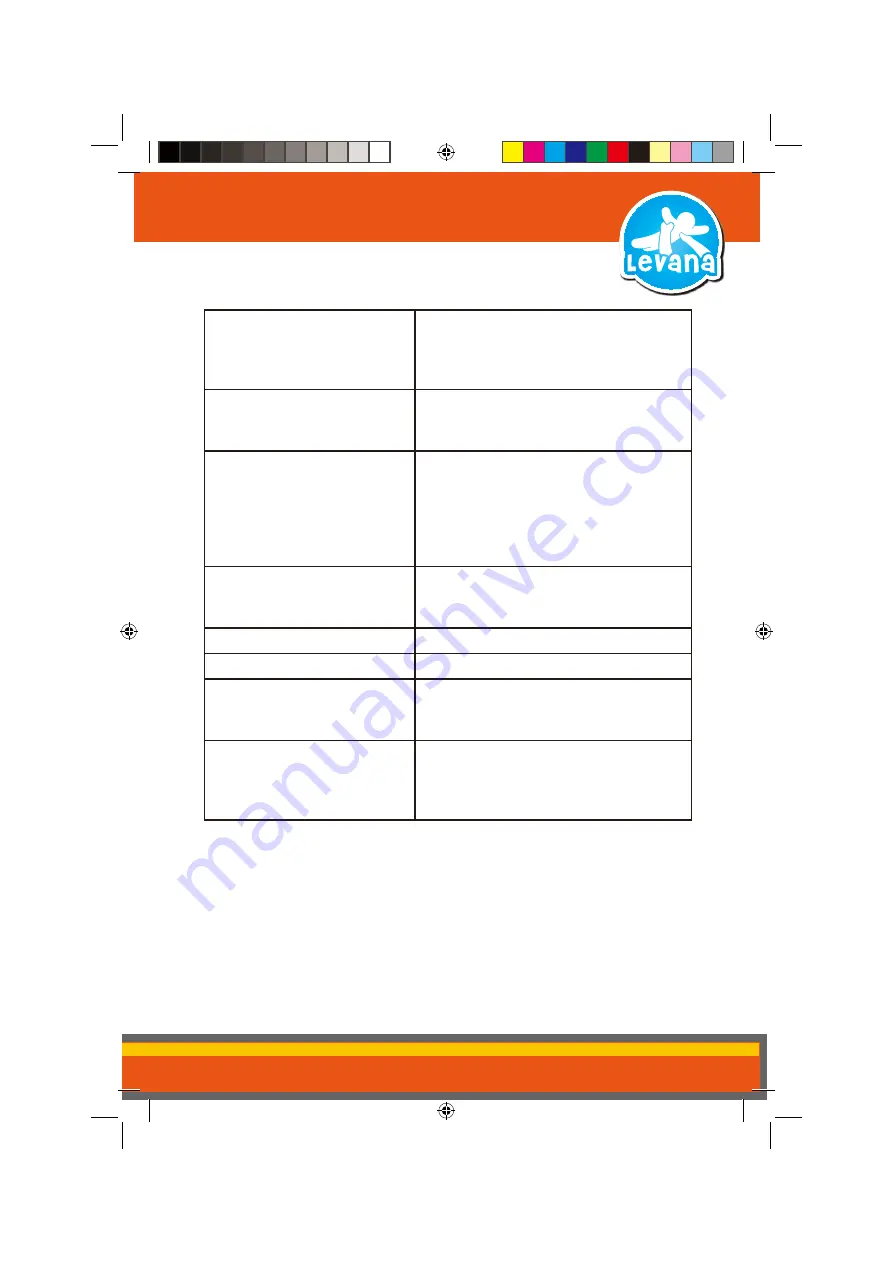 Levana TW502 User Manual Download Page 16