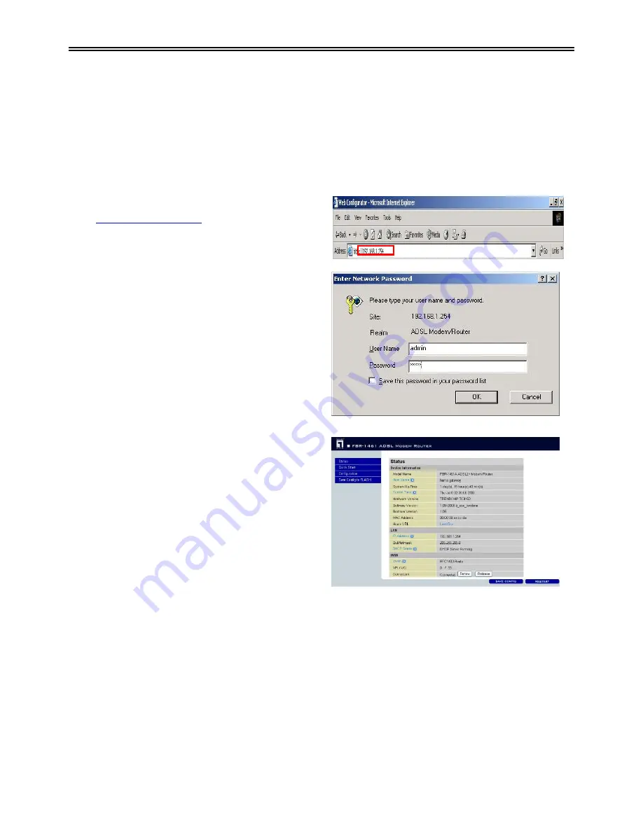 LevelOne ADSL2 FBR-1461 Quick Installation Manual Download Page 33