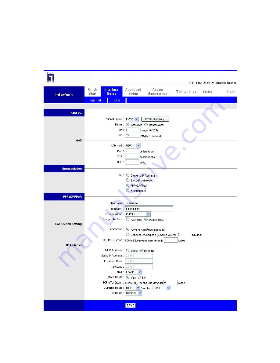 LevelOne FBR-1161 User Manual Download Page 28