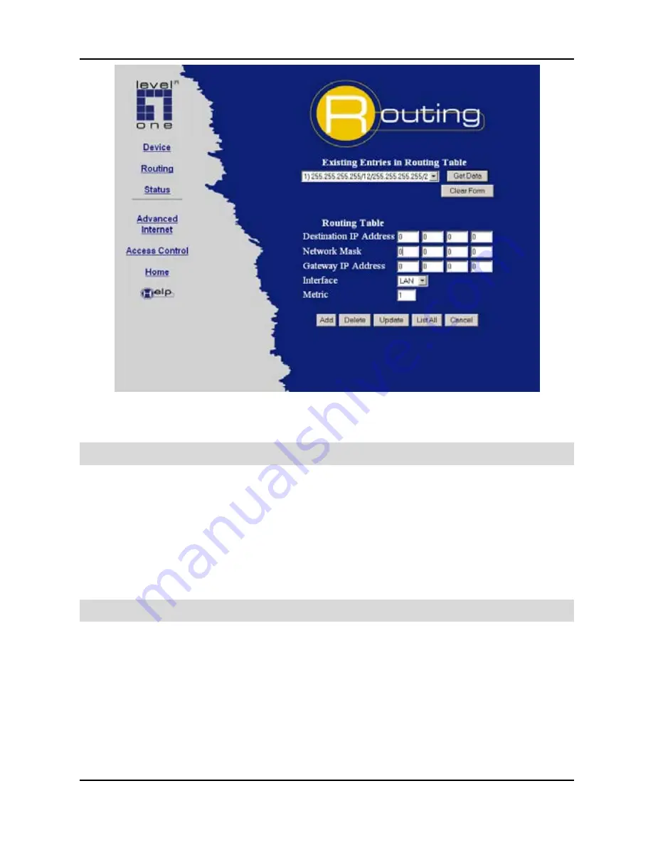 LevelOne FBR-1700TX User Manual Download Page 54