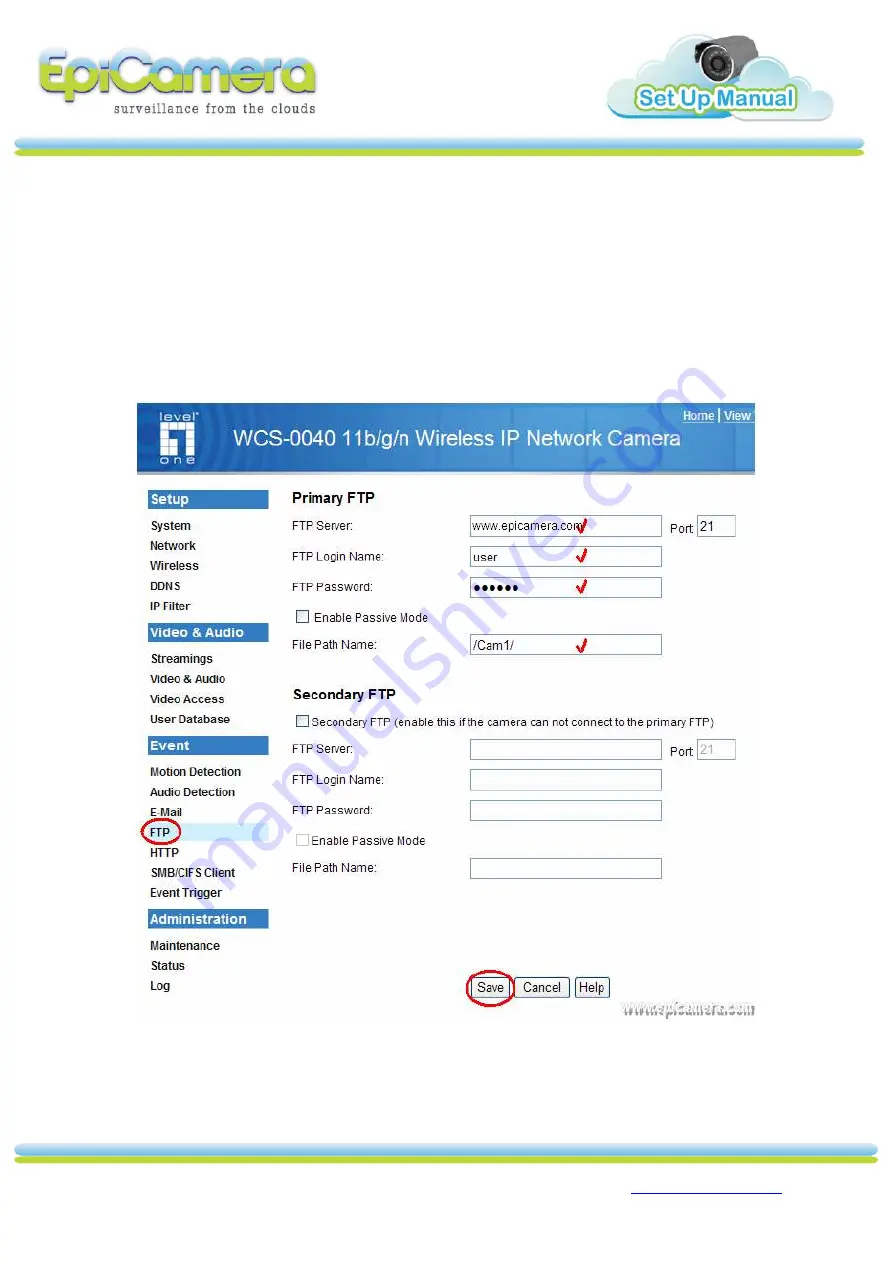 LevelOne FCS-0010 Скачать руководство пользователя страница 3