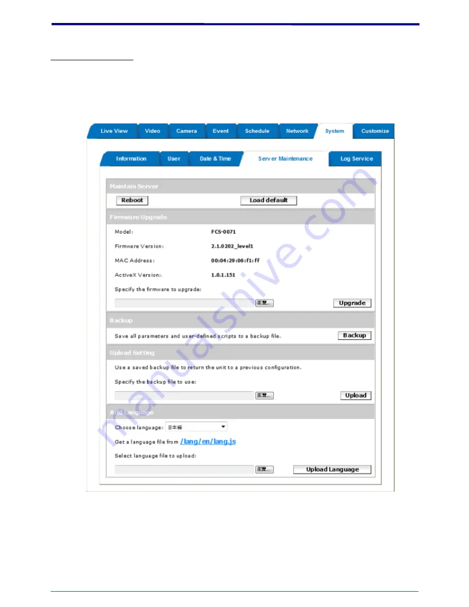 LevelOne FCS-0071 User Manual Download Page 46