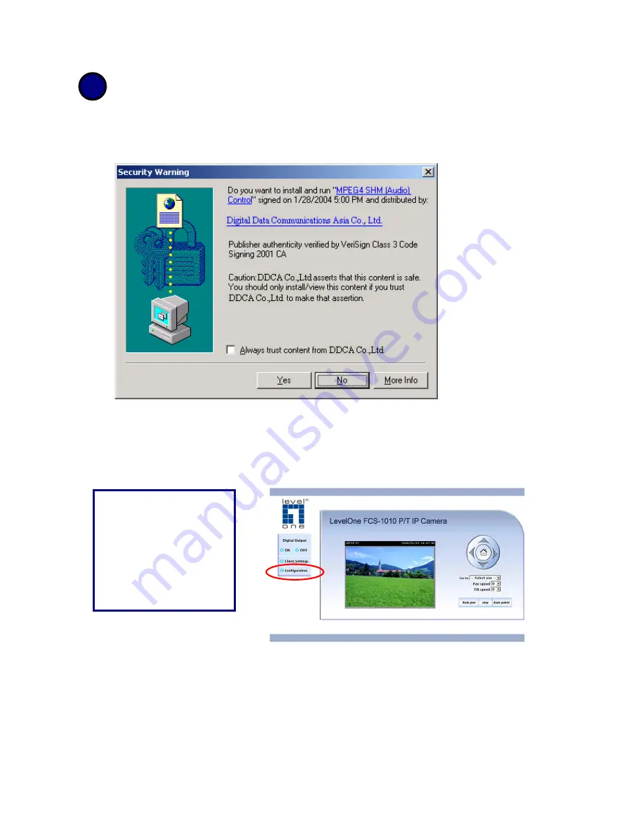 LevelOne FCS-1010 Quick Installation Manual Download Page 5