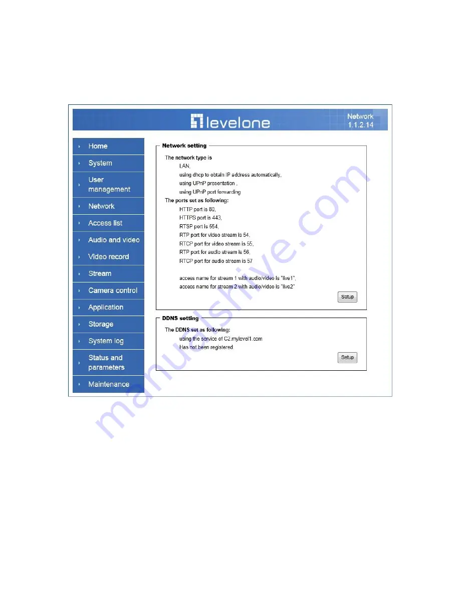 LevelOne FCS-1041 Скачать руководство пользователя страница 31