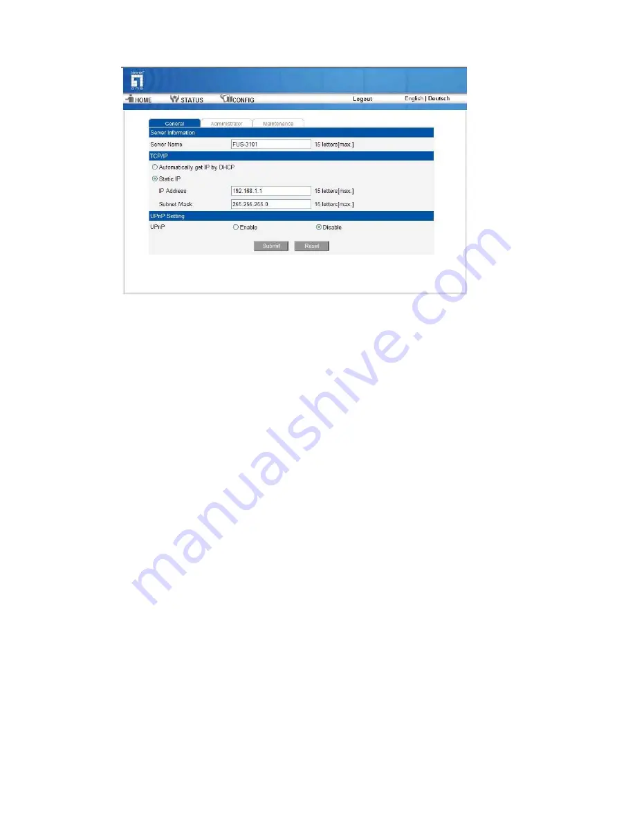 LevelOne FUS-3101 Quick Installation Manual Download Page 10