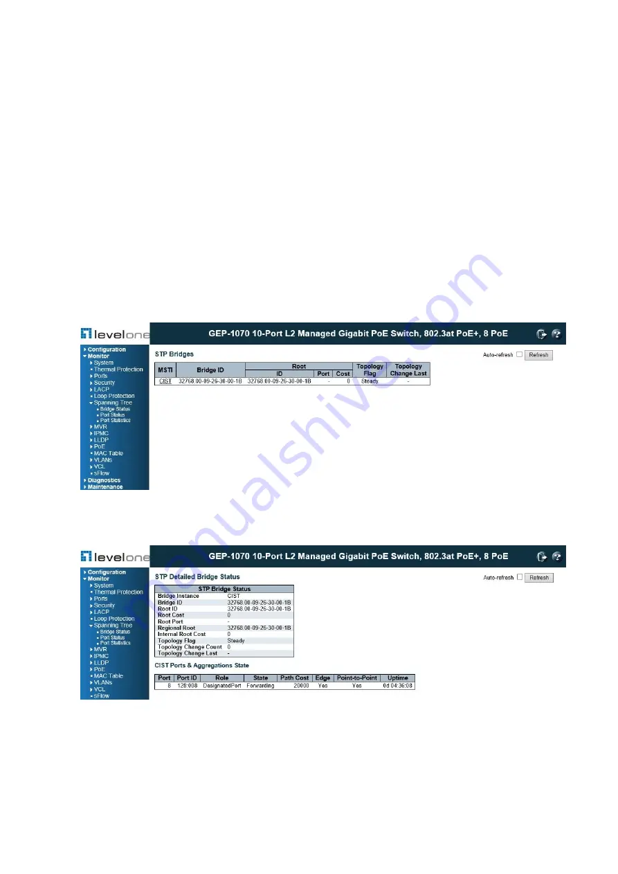 LevelOne GEP-1070 User Manual Download Page 251