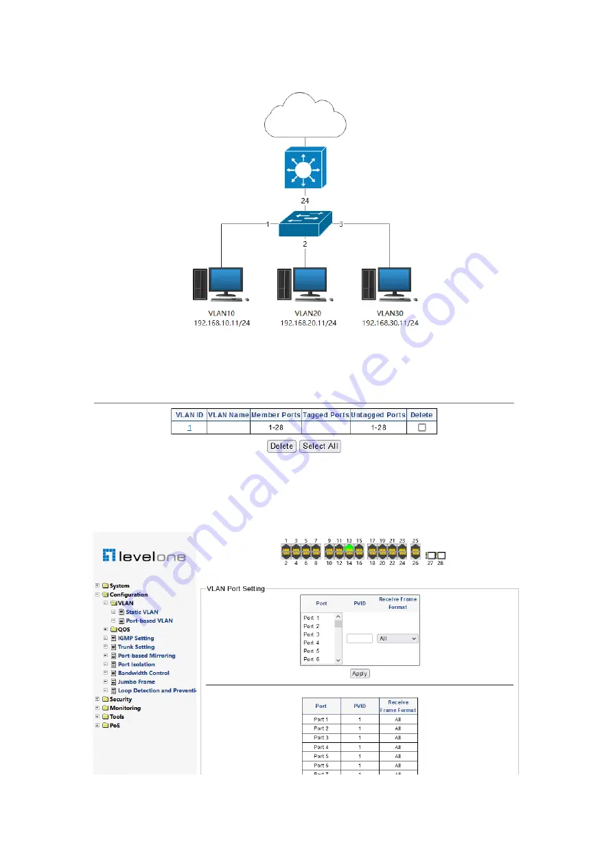 LevelOne GEP-2841 Web Management Manual Download Page 12