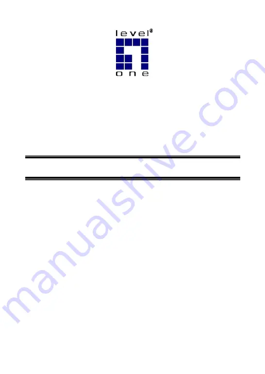 LevelOne POI-3000 Quick Installation Manual Download Page 1