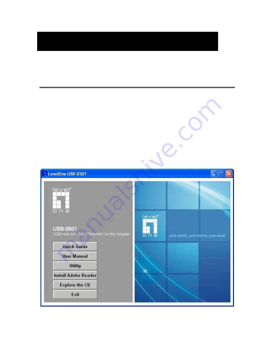 LevelOne USB-0501 Quick Installation Manual Download Page 21