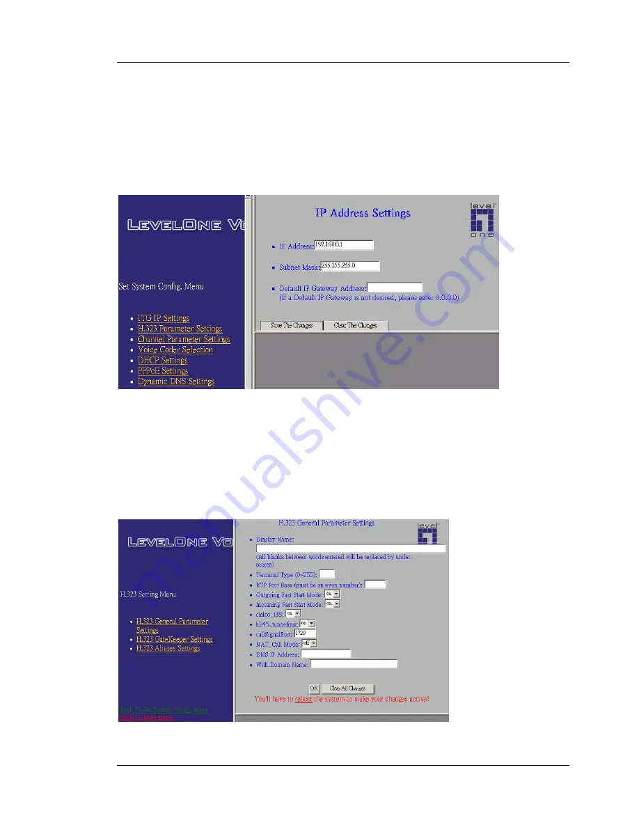 LevelOne VOI-8000 User Manual Download Page 26