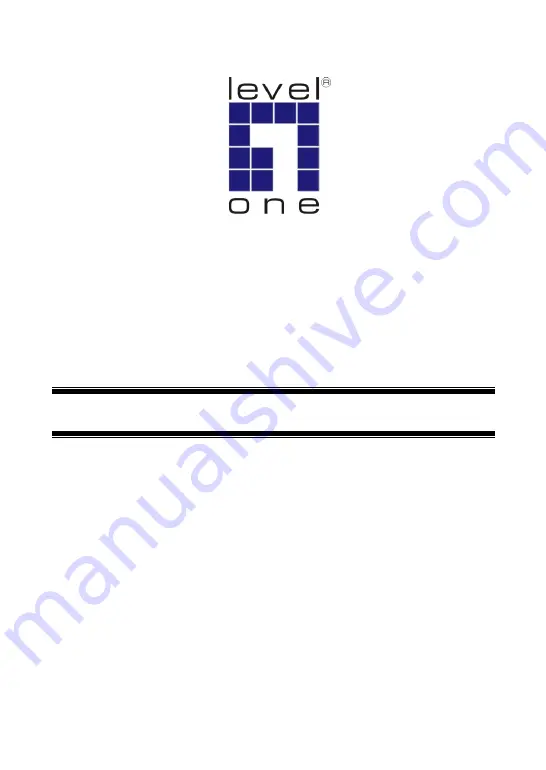 LevelOne WBR-3418 Quick Installation Manual Download Page 1