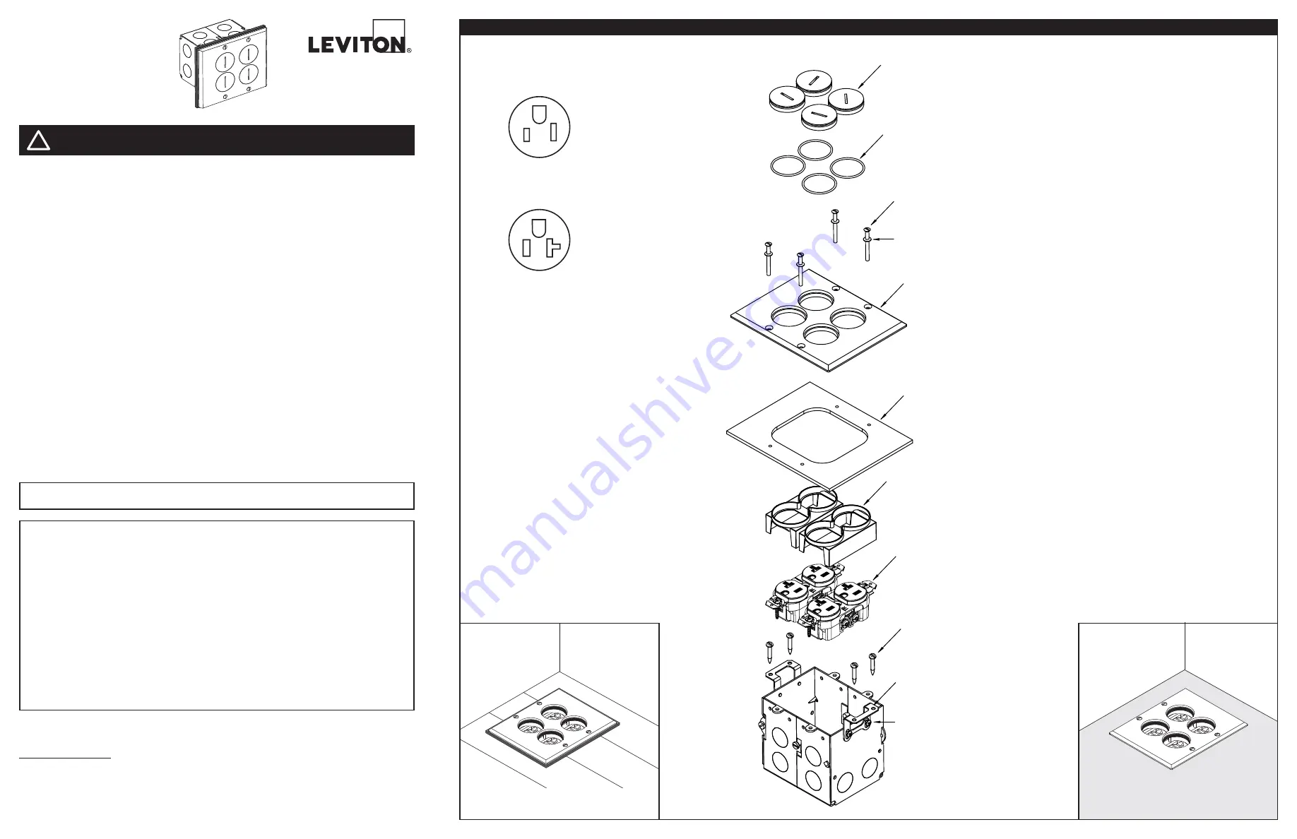 Leviton 35249 Installation Instructions Download Page 1