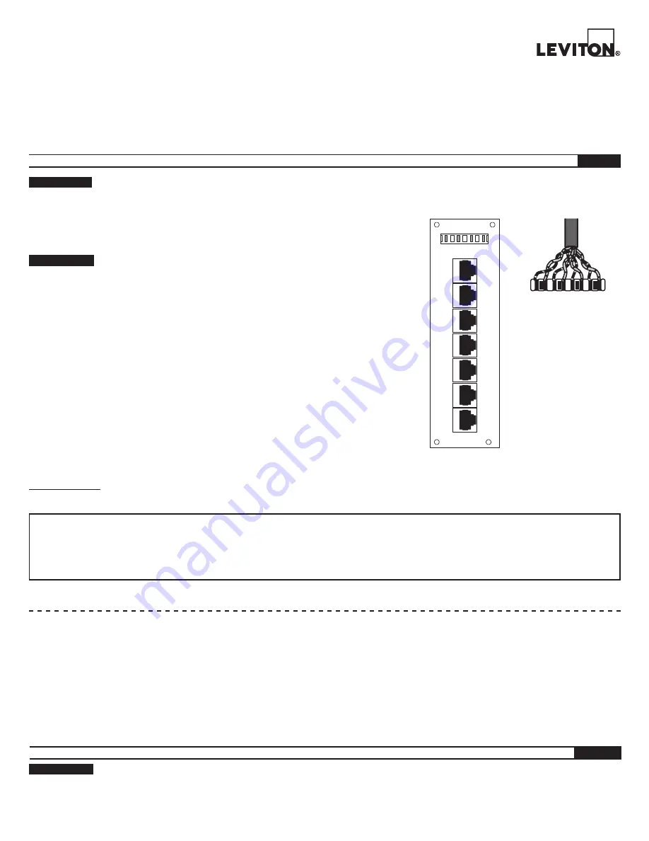 Leviton 475609-EPM Installation Instructions Download Page 1