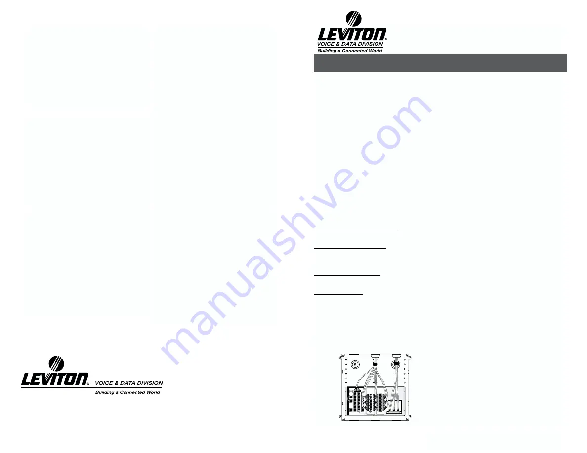 Leviton 47603-18P Скачать руководство пользователя страница 1