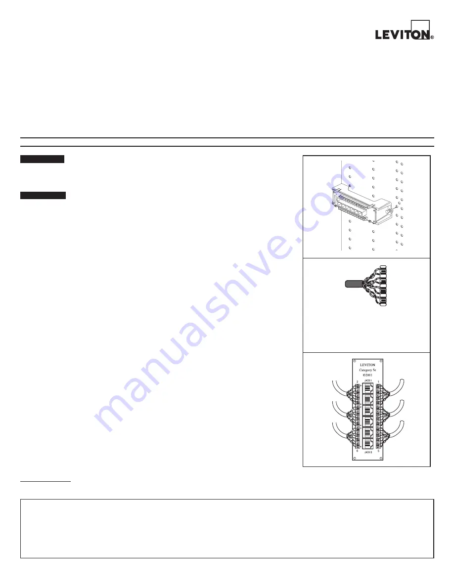 Leviton 47605-C5B Скачать руководство пользователя страница 1