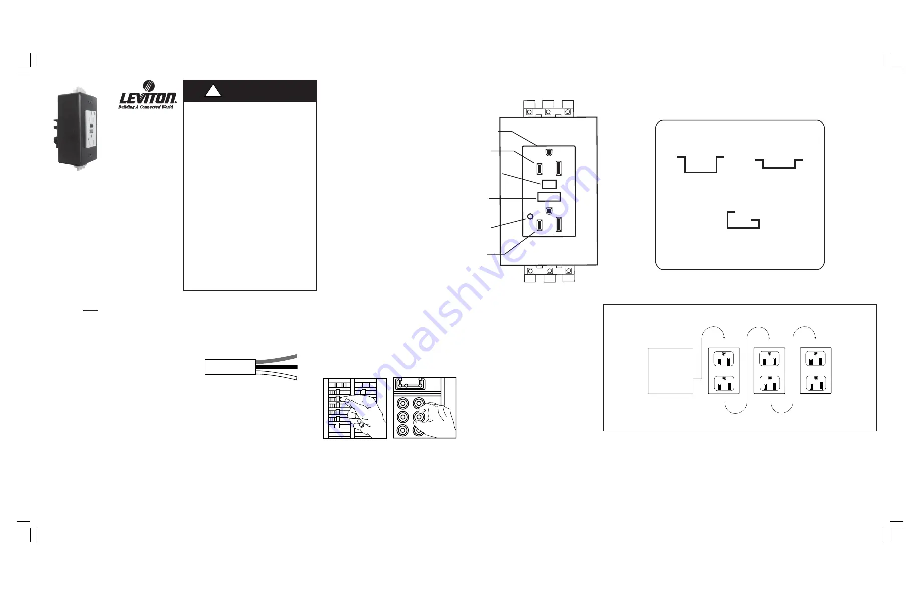 Leviton 8598-DIN Installing And Testing Download Page 1