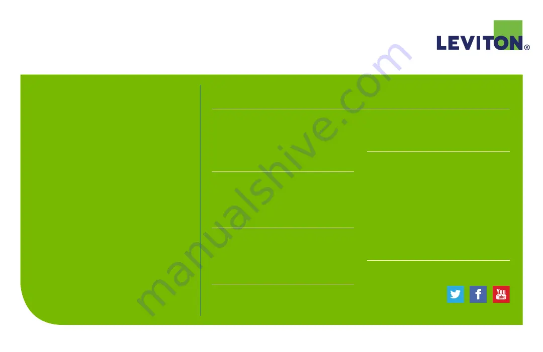 Leviton Cat 6A Скачать руководство пользователя страница 89