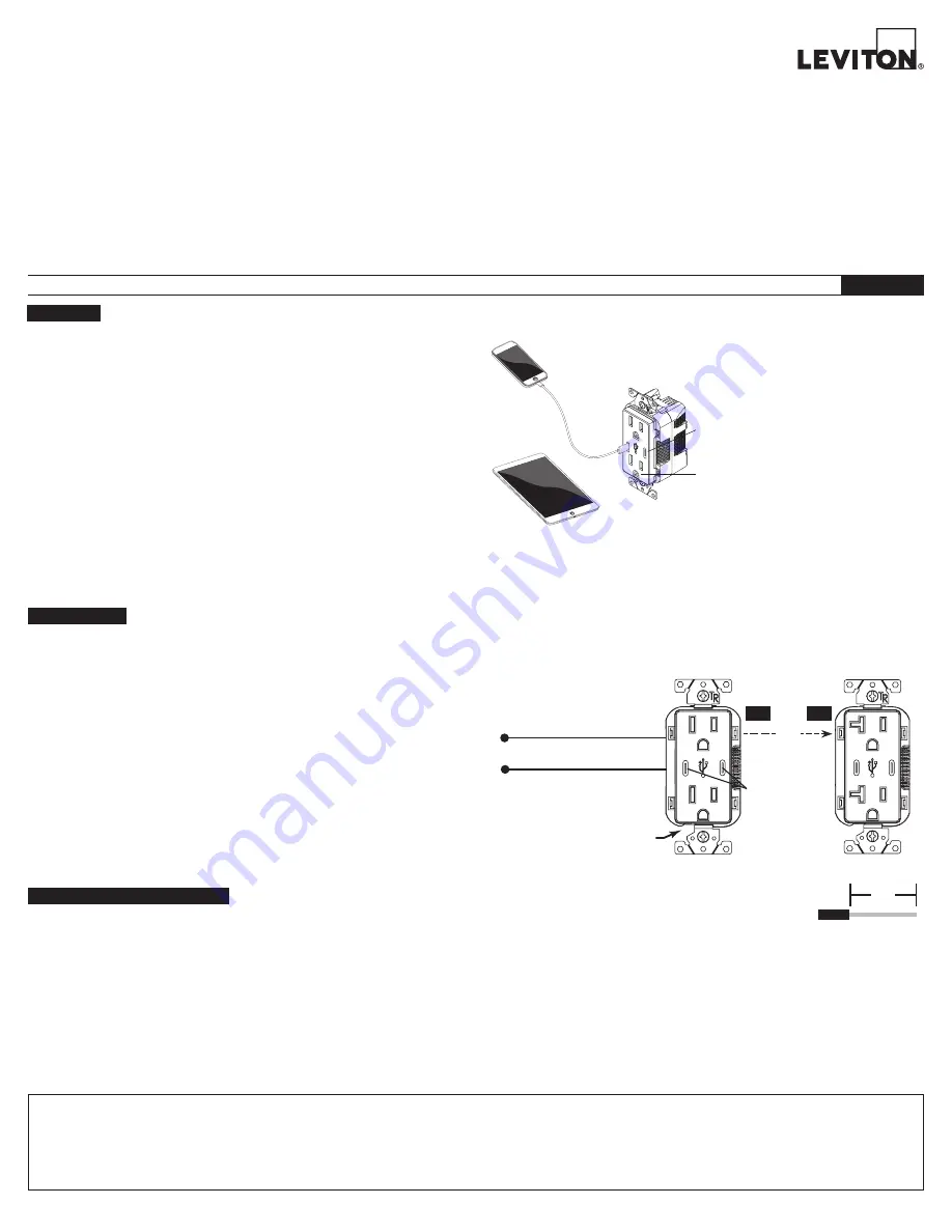 Leviton Duplex T5635 Installation Instructions Download Page 1