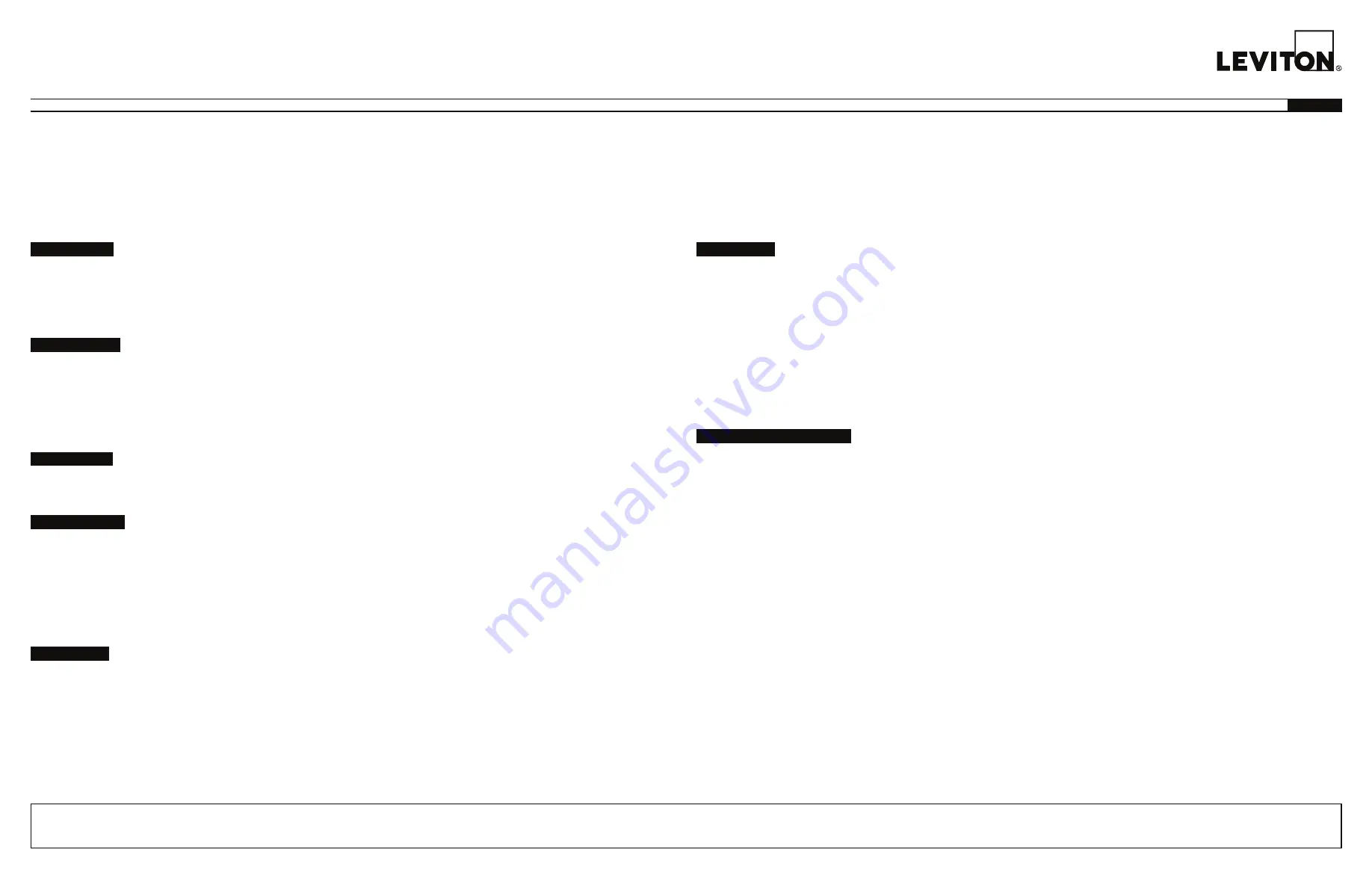 Leviton EVPED Installation Instructions Download Page 3