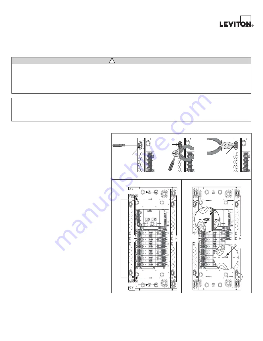 Leviton LP2 Series Installation Instructions Download Page 1