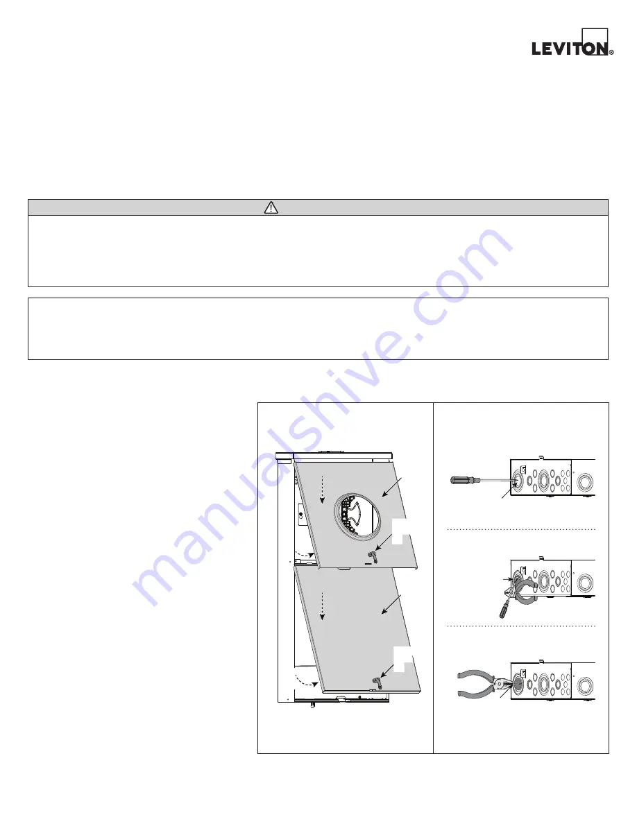 Leviton LP8 Series Installation Instructions Download Page 1