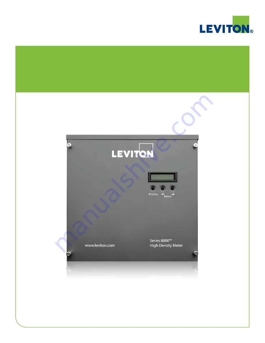 Leviton VerifEye Quick Start Manual Download Page 1