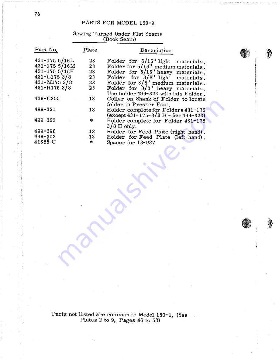 Lewis 150-1 Parts And Instructions Download Page 77