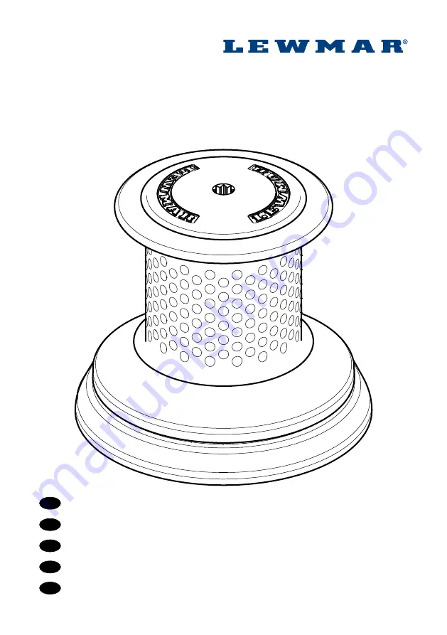 Lewmar C10 Capstan Owners Installation, Operation & Servicing Manual Download Page 1