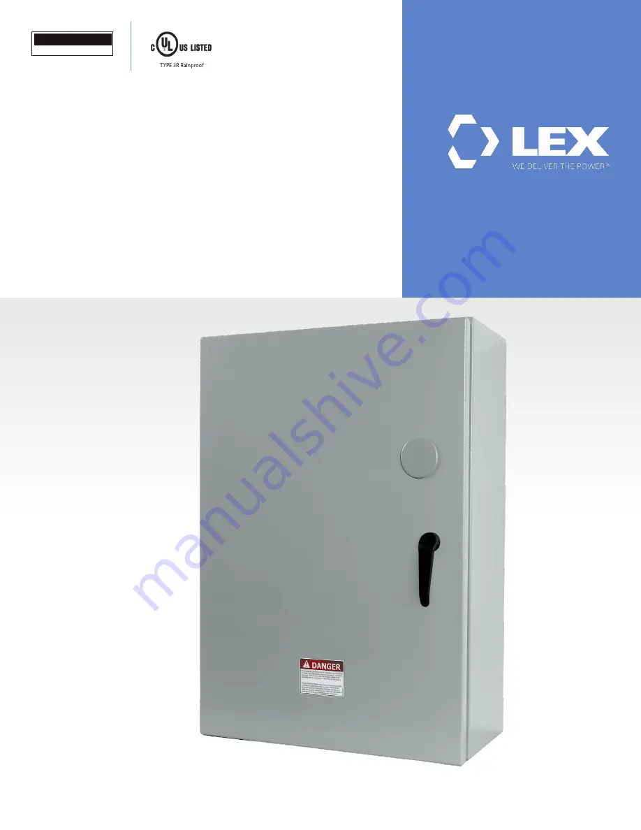 Lex PowerGATE 400A Скачать руководство пользователя страница 1