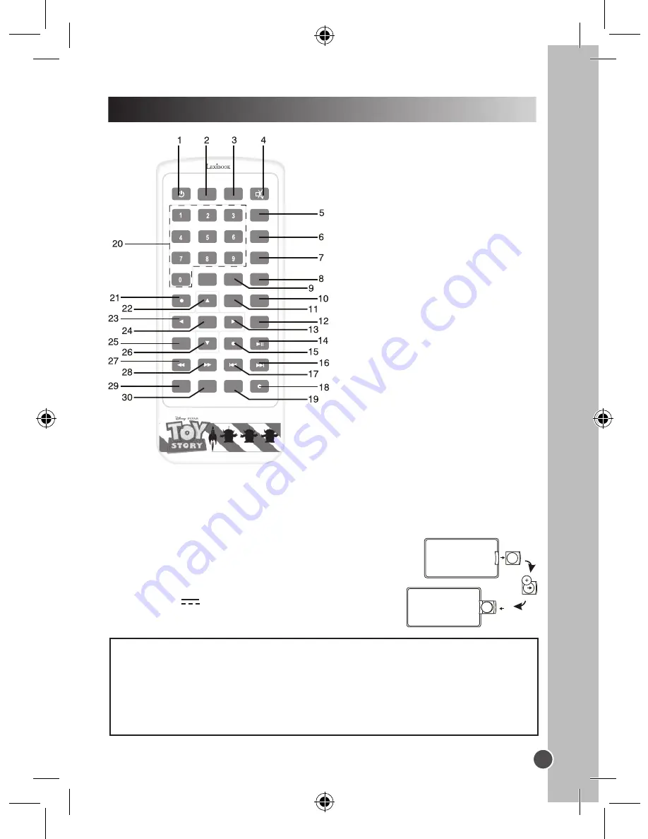 LEXIBOOK DVDP2TS (French) Mode D'Emploi Download Page 7