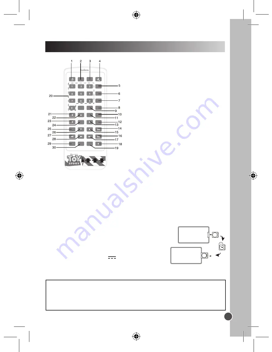 LEXIBOOK DVDP2TS (French) Mode D'Emploi Download Page 23