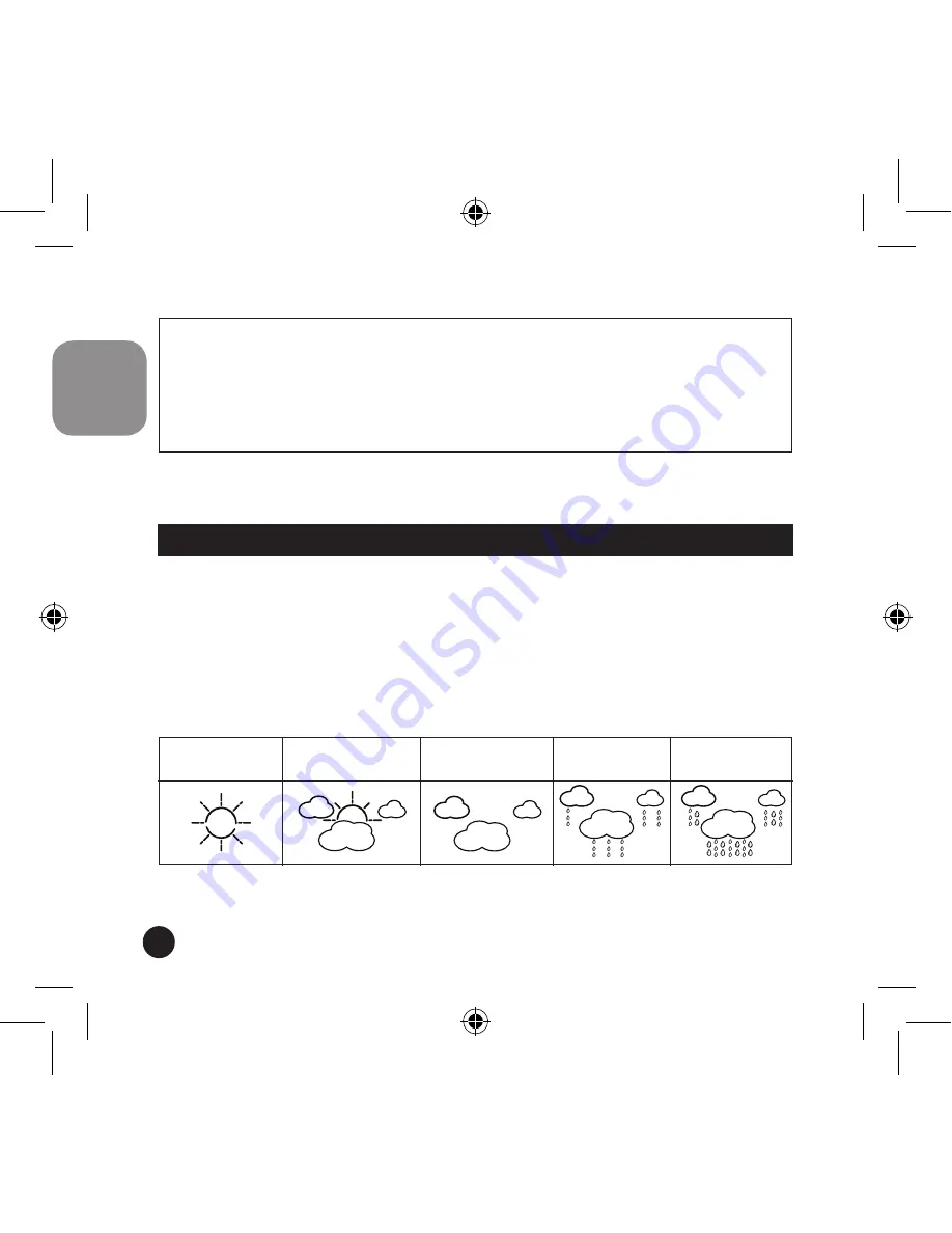 LEXIBOOK MeteoClock Evolution Compact SM180 Instruction Manual Download Page 14