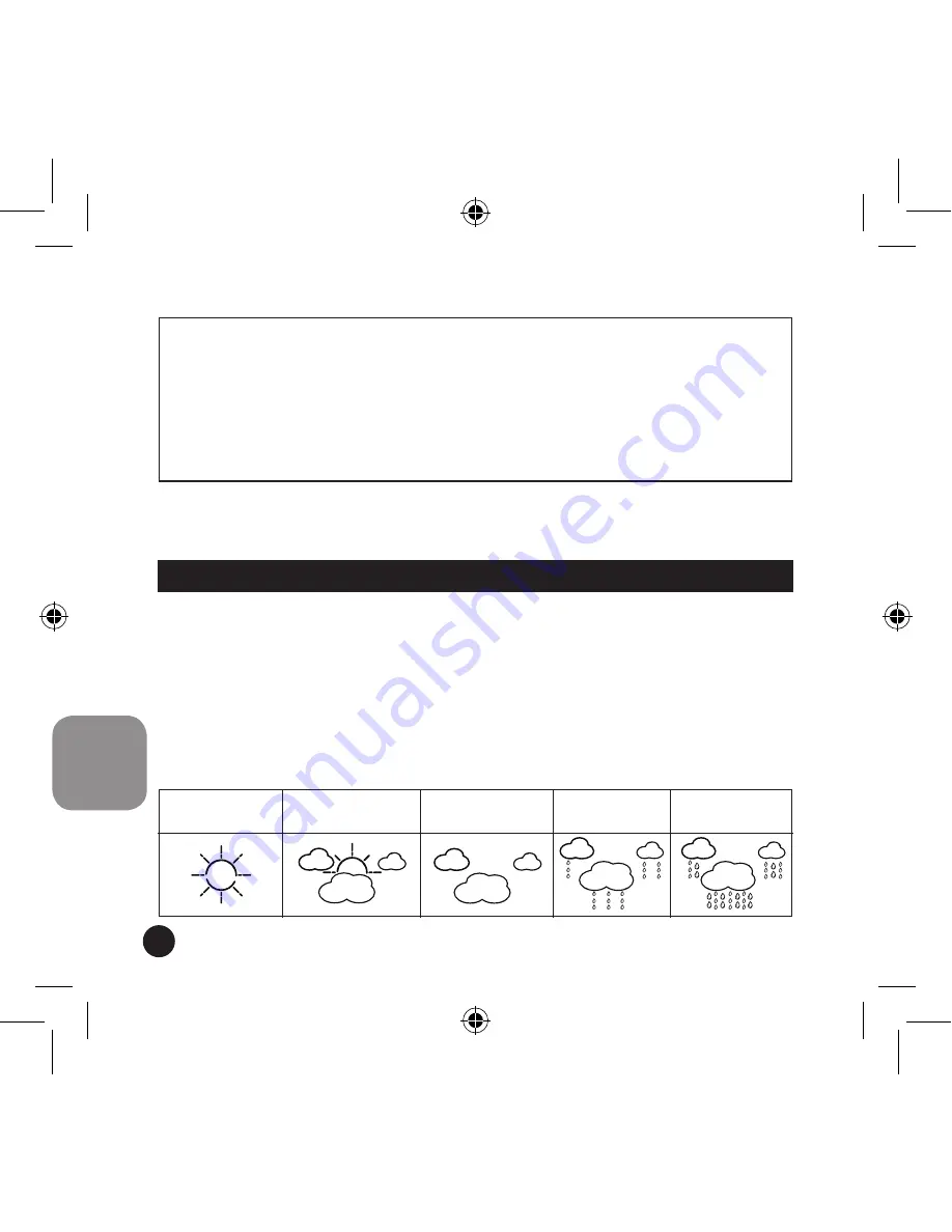 LEXIBOOK MeteoClock Evolution Compact SM180 Instruction Manual Download Page 46