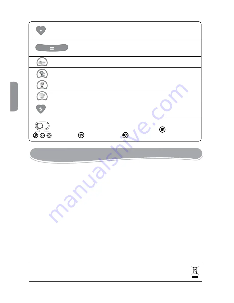 LEXIBOOK RPB1000 Instruction Manual Download Page 16