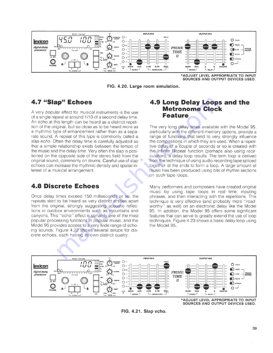 Lexicon Prime Time II 95 Manual Download Page 40