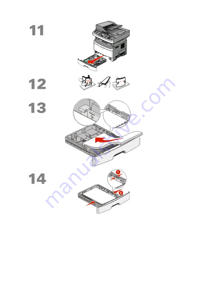 Lexmark 13B0503 - X 364dw B/W Laser Install Manual Download Page 8