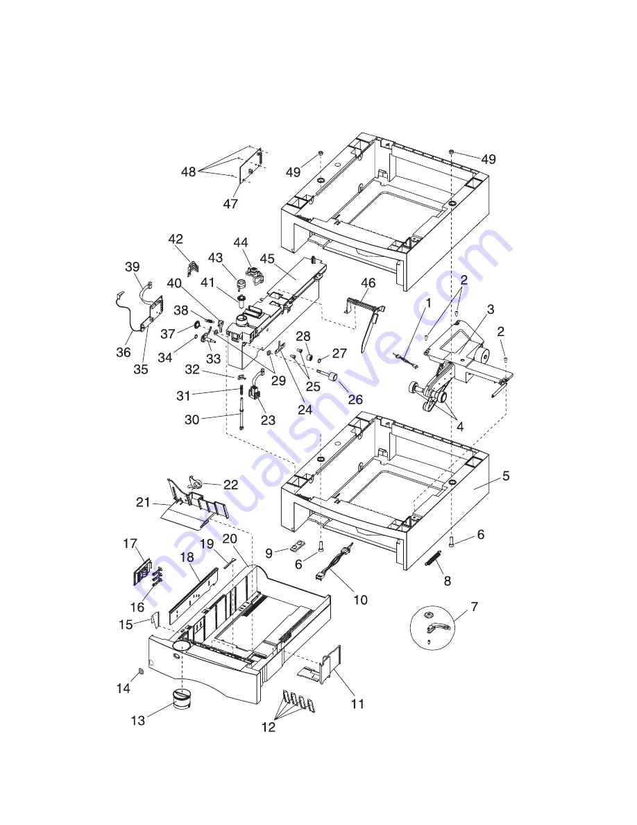 Lexmark 43J2200 - Optra S 1620 B/W Laser Printer Service Manual Download Page 310