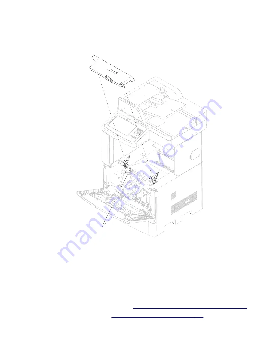 Lexmark 7462 series Service Manual Download Page 355