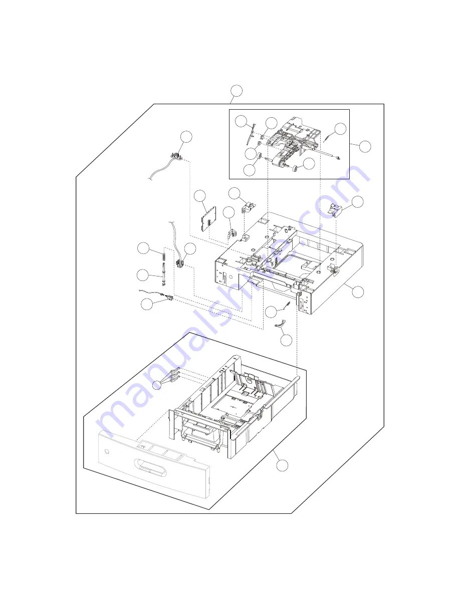 Lexmark 7462 series Service Manual Download Page 605