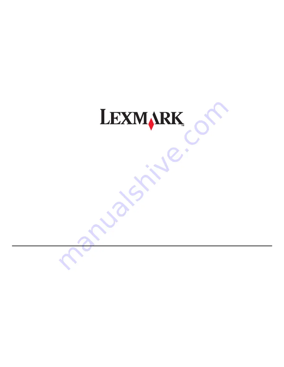 Lexmark 90P4000 Скачать руководство пользователя страница 1