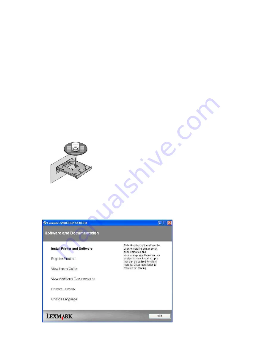 Lexmark C543dn Manual Download Page 2