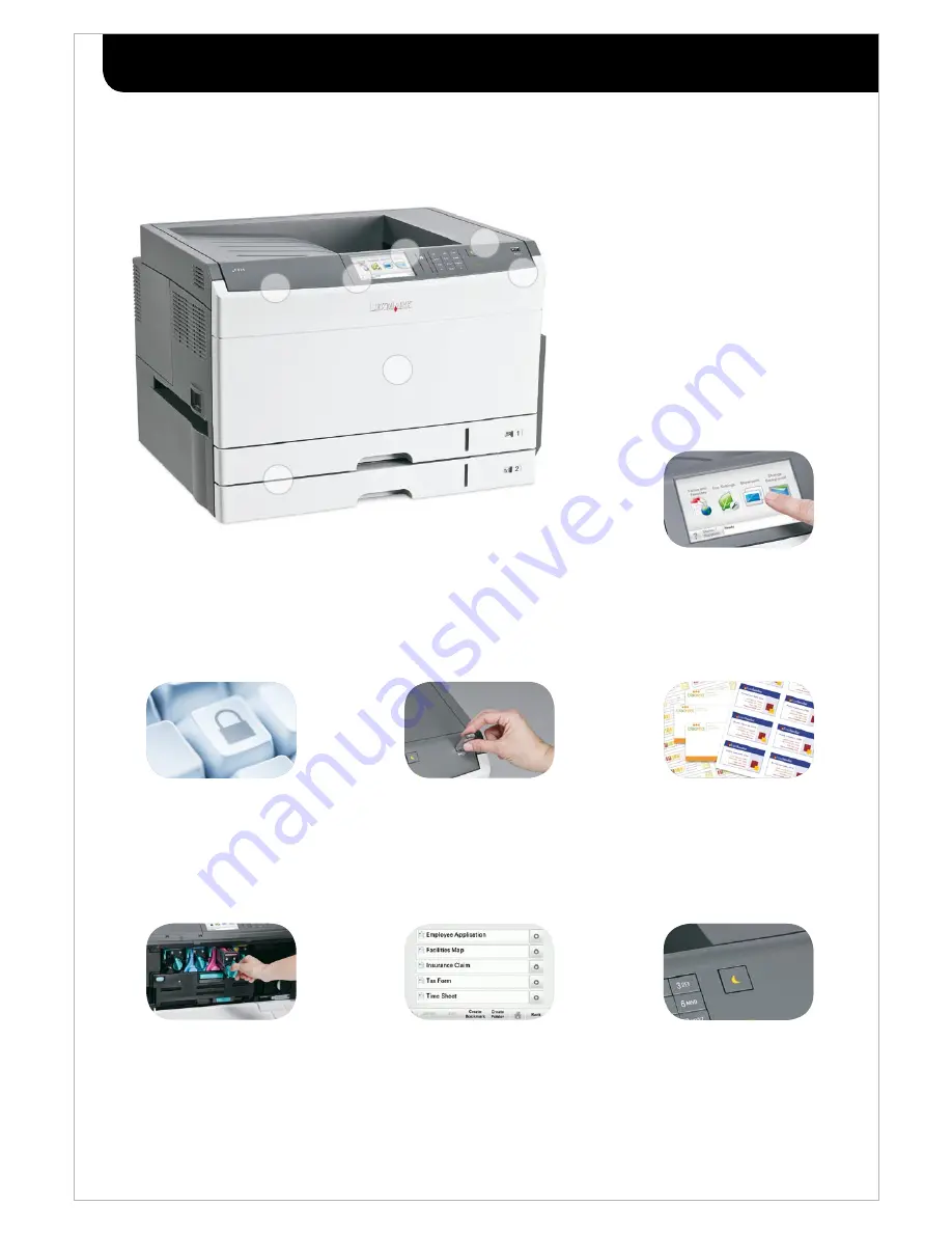 Lexmark C925de Скачать руководство пользователя страница 2