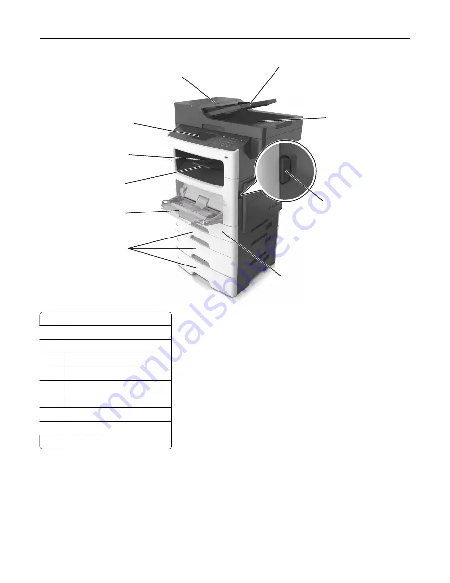 Lexmark MX410 Series Скачать руководство пользователя страница 12