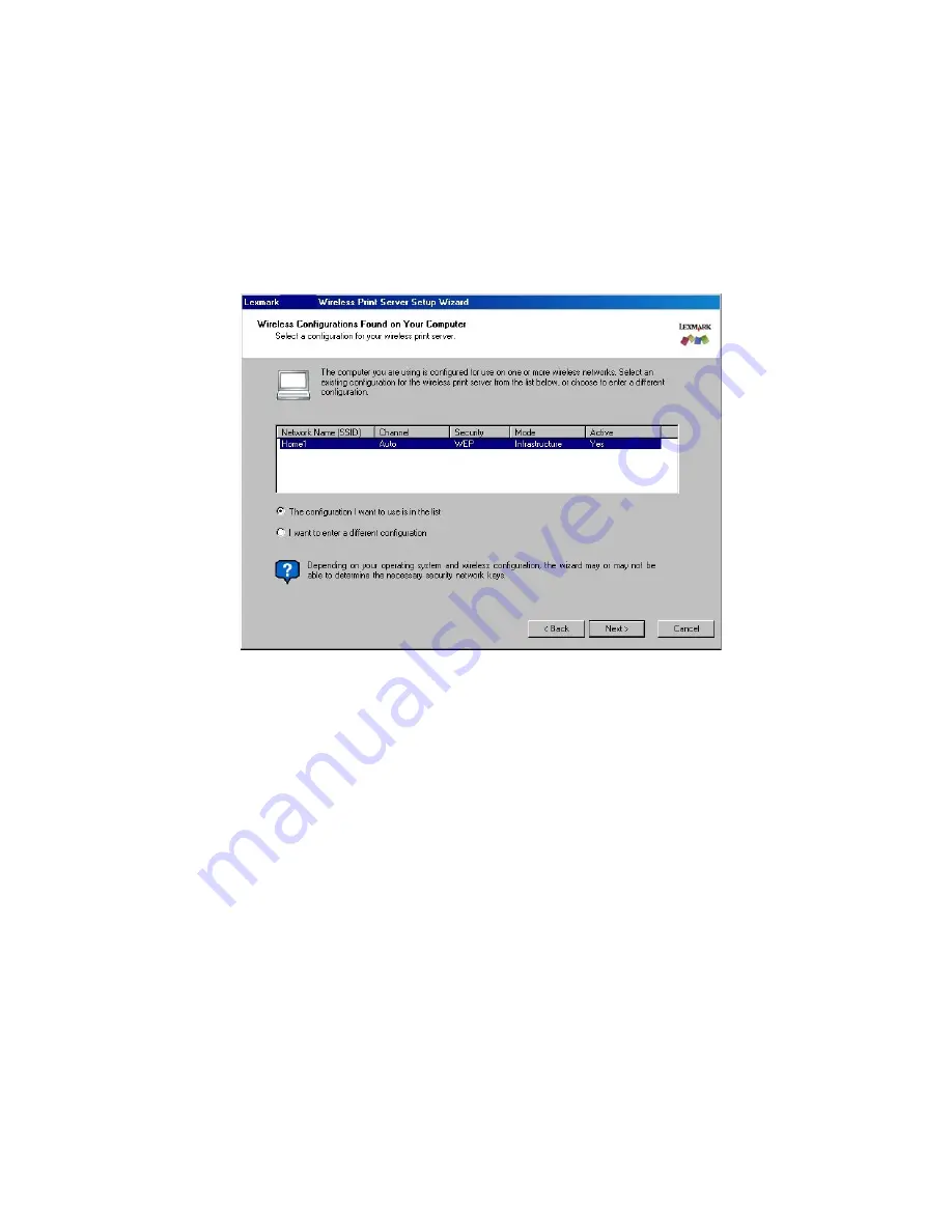 Lexmark N4000e - Print Server - USB User Manual Download Page 13