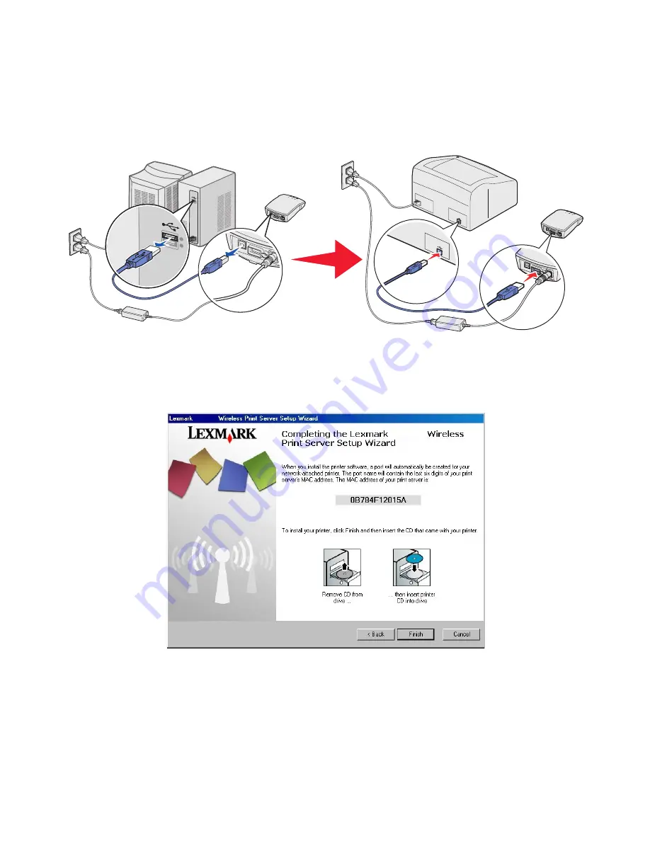 Lexmark N4000e - Print Server - USB User Manual Download Page 14