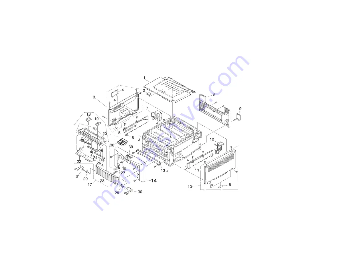 Lexmark Optra Color 1200 Service Manual Download Page 200