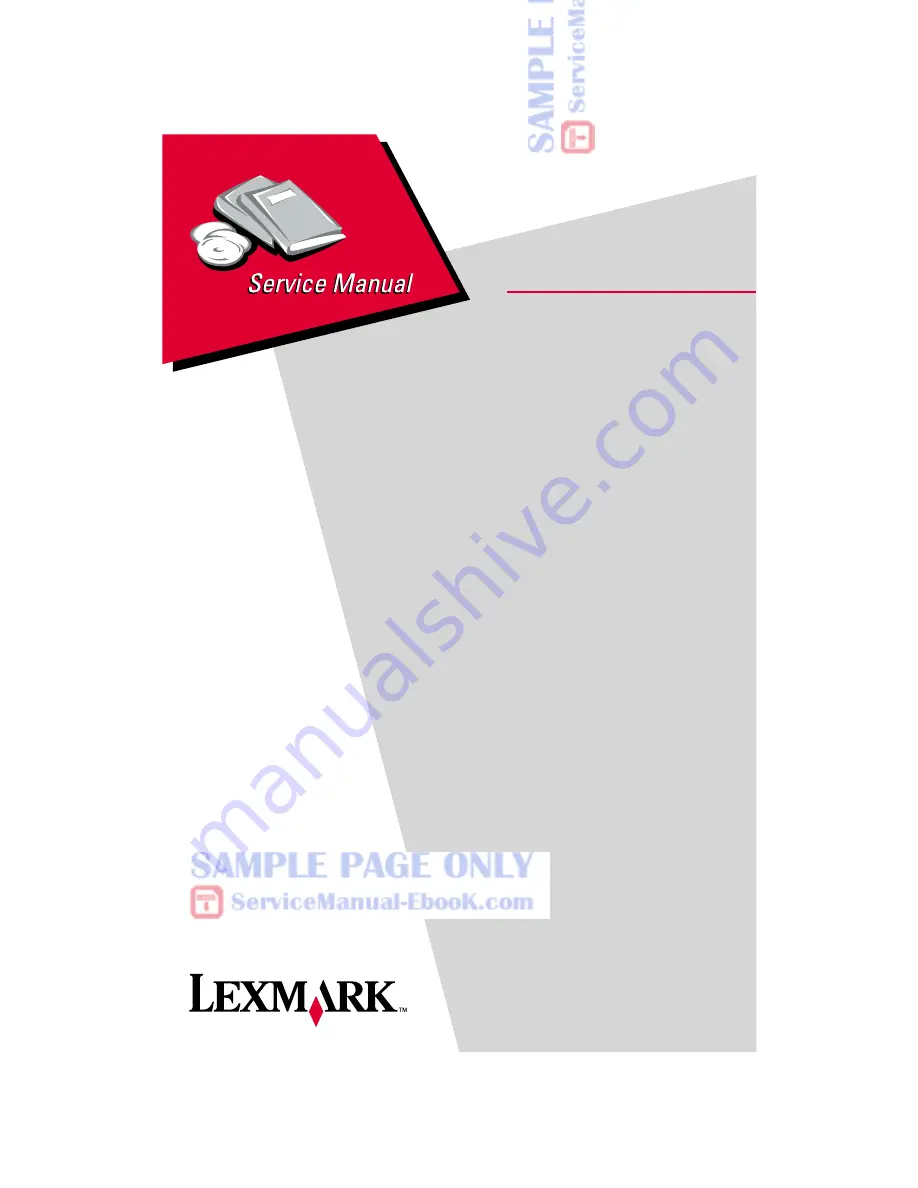 Lexmark X5100 Series Service Manual Download Page 1