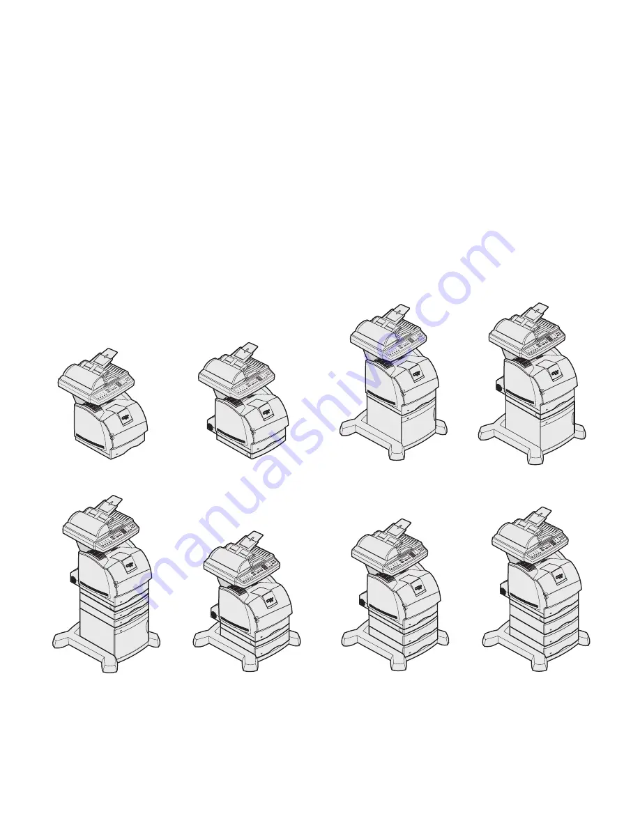 Lexmark X850E - Mfp Setup Manual Download Page 8